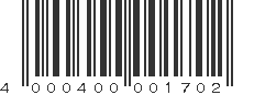 EAN 4000400001702