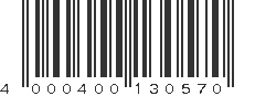 EAN 4000400130570