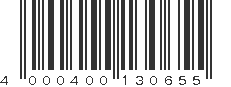 EAN 4000400130655