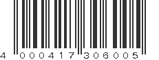 EAN 4000417306005