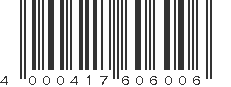 EAN 4000417606006