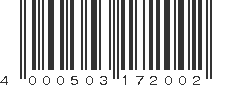 EAN 4000503172002