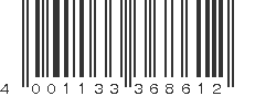 EAN 4001133368612