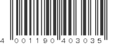 EAN 4001190403035