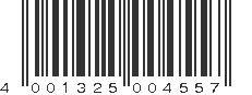 EAN 4001325004557