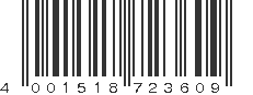 EAN 4001518723609
