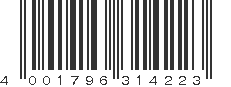 EAN 4001796314223