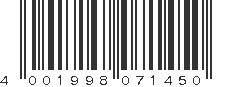 EAN 4001998071450