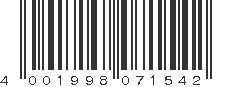 EAN 4001998071542