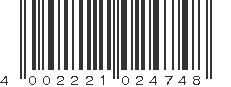 EAN 4002221024748