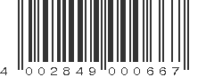 EAN 4002849000667