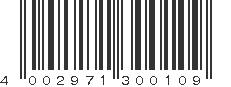 EAN 4002971300109