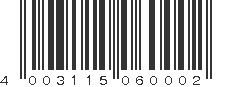 EAN 4003115060002