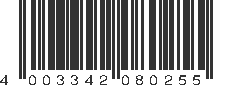 EAN 4003342080255