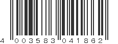 EAN 4003583041862