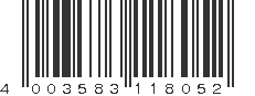 EAN 4003583118052