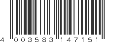 EAN 4003583147151