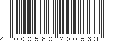 EAN 4003583200863