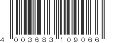 EAN 4003683109066