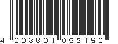 EAN 4003801055190