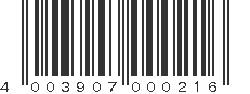 EAN 4003907000216