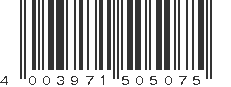 EAN 4003971505075
