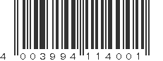 EAN 4003994114001