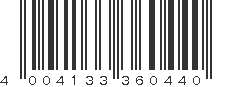 EAN 4004133360440