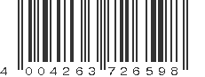 EAN 4004263726598
