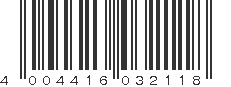 EAN 4004416032118