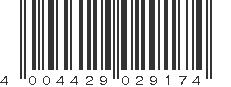 EAN 4004429029174