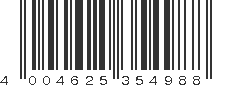 EAN 4004625354988