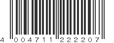 EAN 4004711222207
