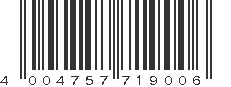 EAN 4004757719006