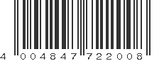 EAN 4004847722008