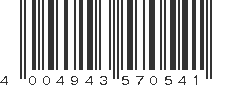 EAN 4004943570541