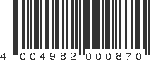 EAN 4004982000870