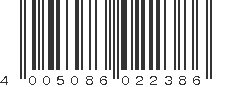 EAN 4005086022386