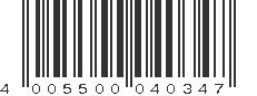 EAN 4005500040347