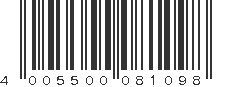 EAN 4005500081098