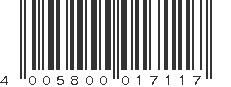 EAN 4005800017117