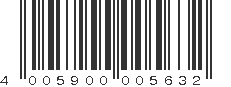 EAN 4005900005632