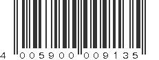 EAN 4005900009135