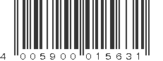 EAN 4005900015631