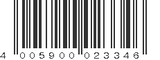 EAN 4005900023346