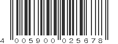 EAN 4005900025678