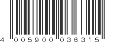 EAN 4005900036315