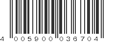 EAN 4005900036704