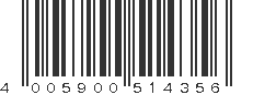 EAN 4005900514356