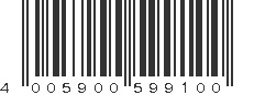 EAN 4005900599100